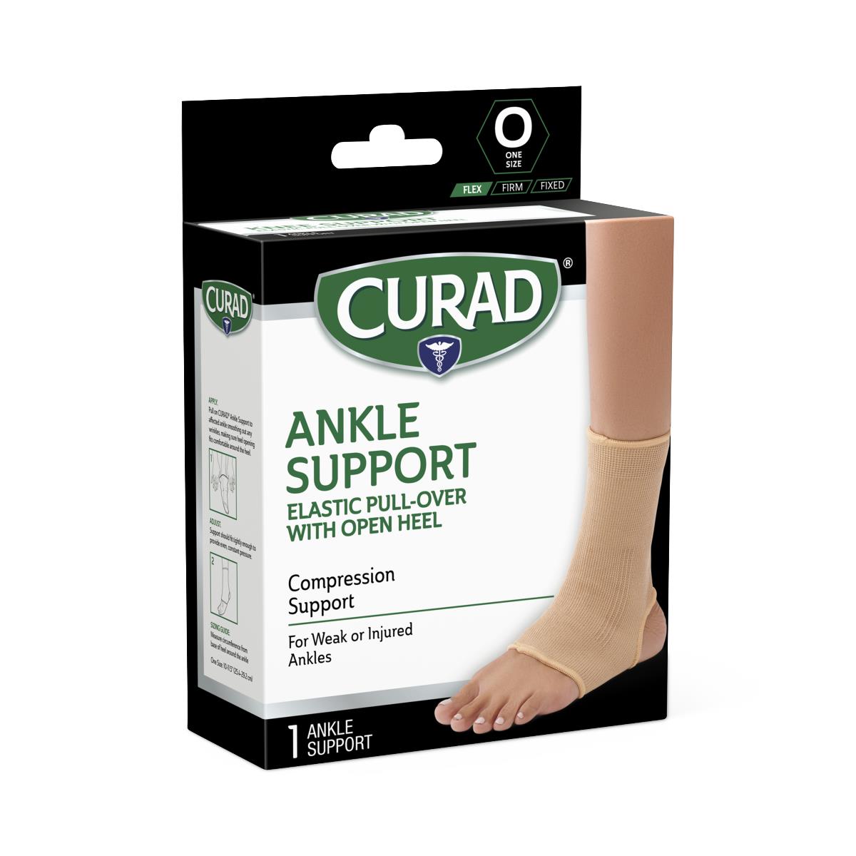 Curad Elastic Open-heel Ankle Supports - BeHope