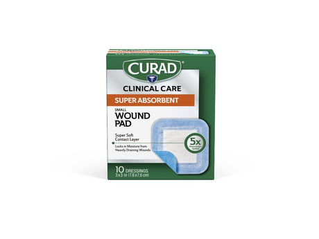 CURAD Clinical Advances Super Absorbent Polymer Wound Dressings
