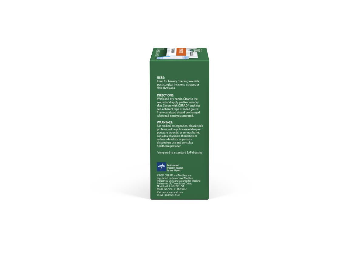 CURAD Clinical Advances Super Absorbent Polymer Wound Dressings