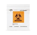 Medline Zip-Style Specimen Bags with Biohazard Symbol