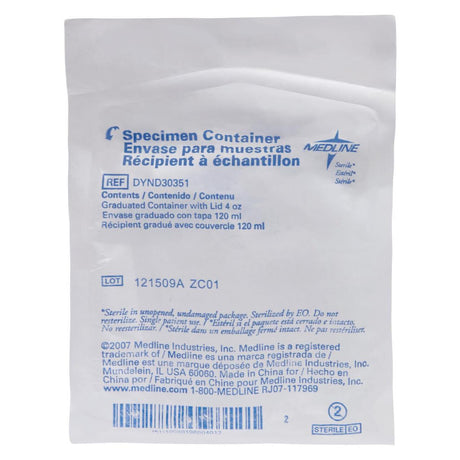Medline O.R. Specimen Containers - BeHope