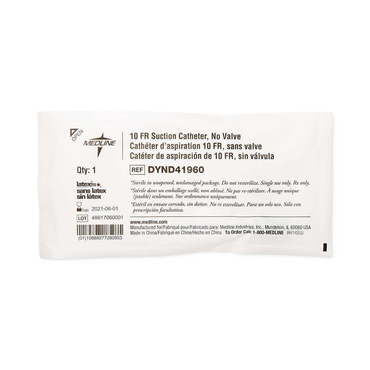Medline Open Suction Catheters