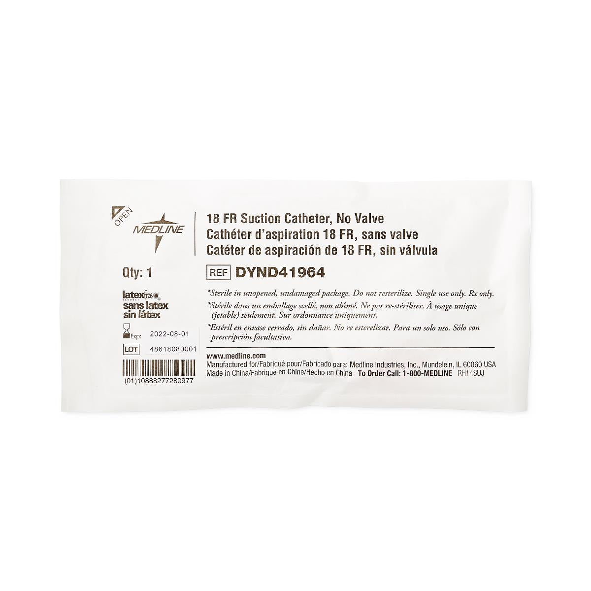 Medline Open Suction Catheters