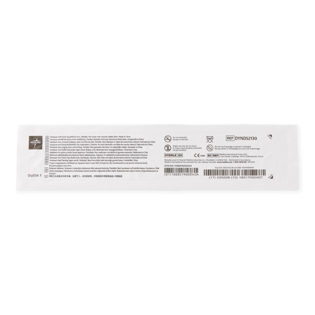 Sterile Bulb Tip Yankauers - BeHope