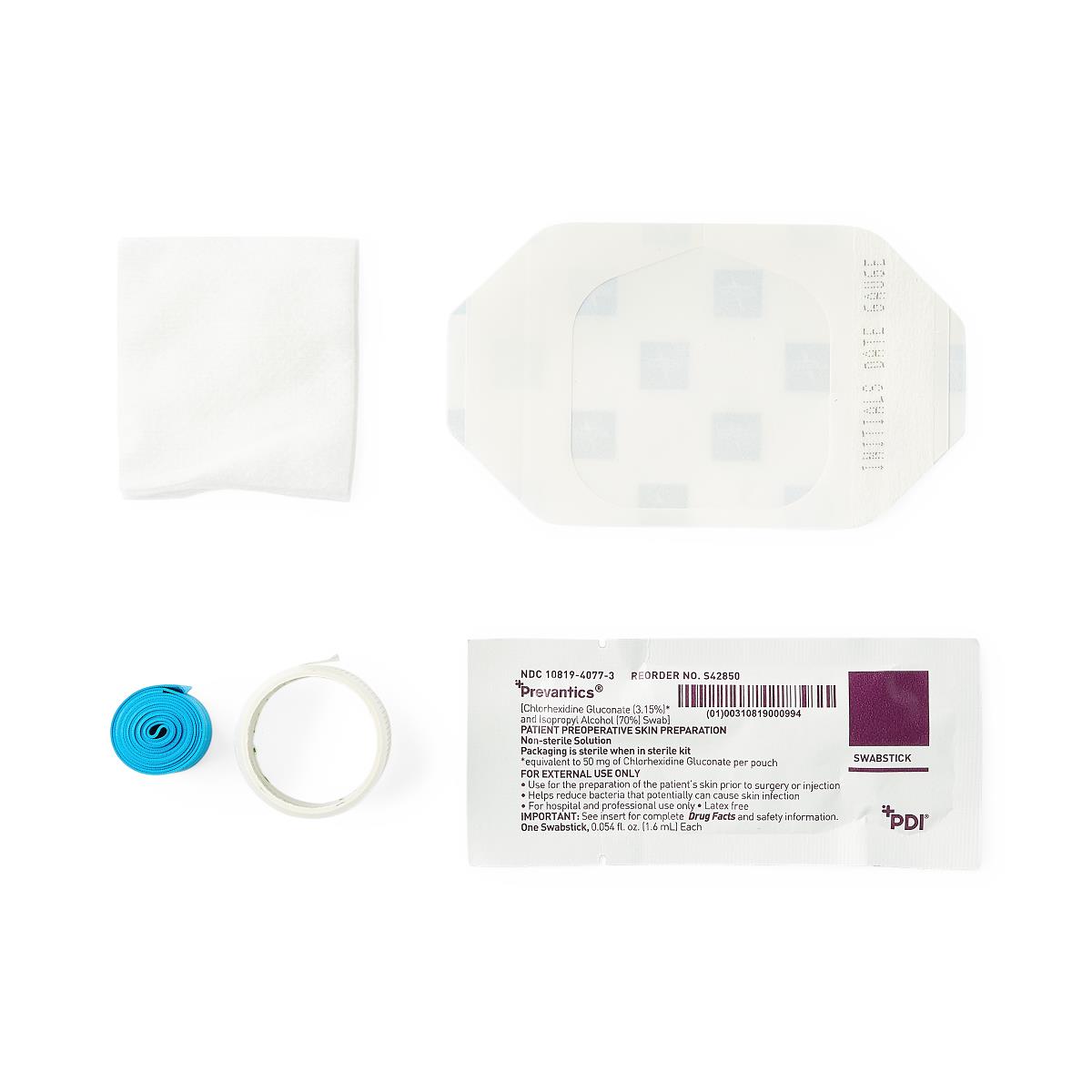 Medline IV Start Kits with Prevantics CHG Prep - BeHope