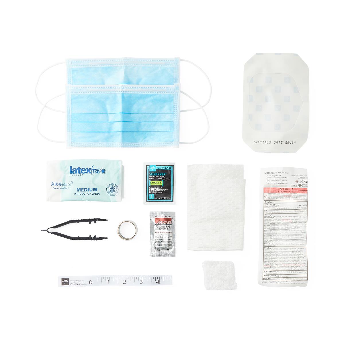 Medline Central Line Dressing Trays