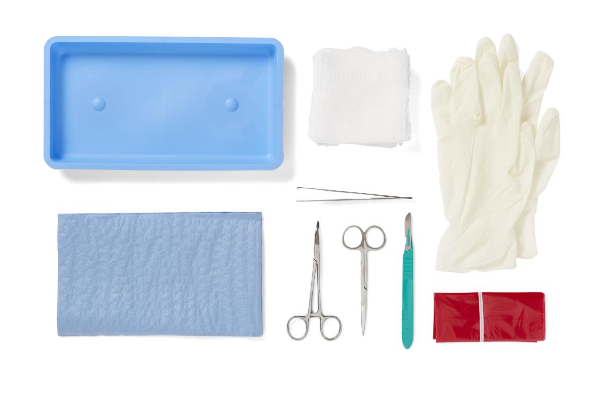 Medline Debridement Trays