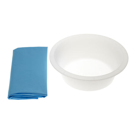 Medline Single Basin Standard Tray with Table Cover