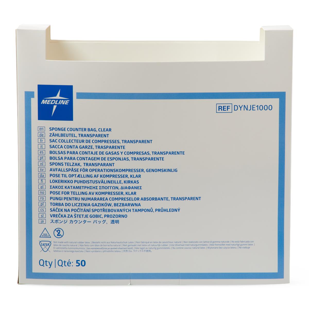 Medline Surgical Sponge Counter Bag