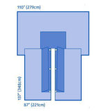 Sterile Cardiovascular Split Surgical Drape - BeHope