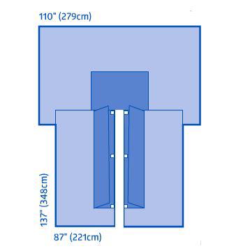 Sterile Cardiovascular Split Surgical Drape - BeHope