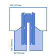 CV Split Surgical Drape with Clear Anesthesia Screen - BeHope