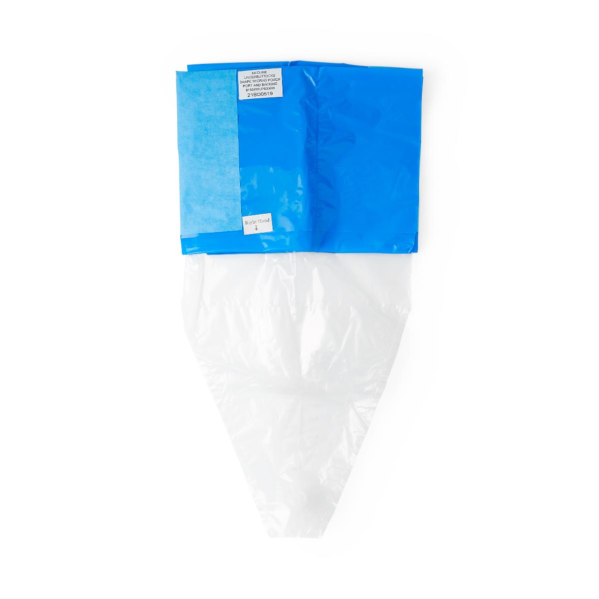 Medline Underbuttocks Drapes with Pouch and Port
