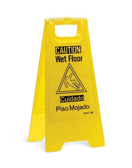Medline English/Spanish Yellow Wet Floor Safety Sign