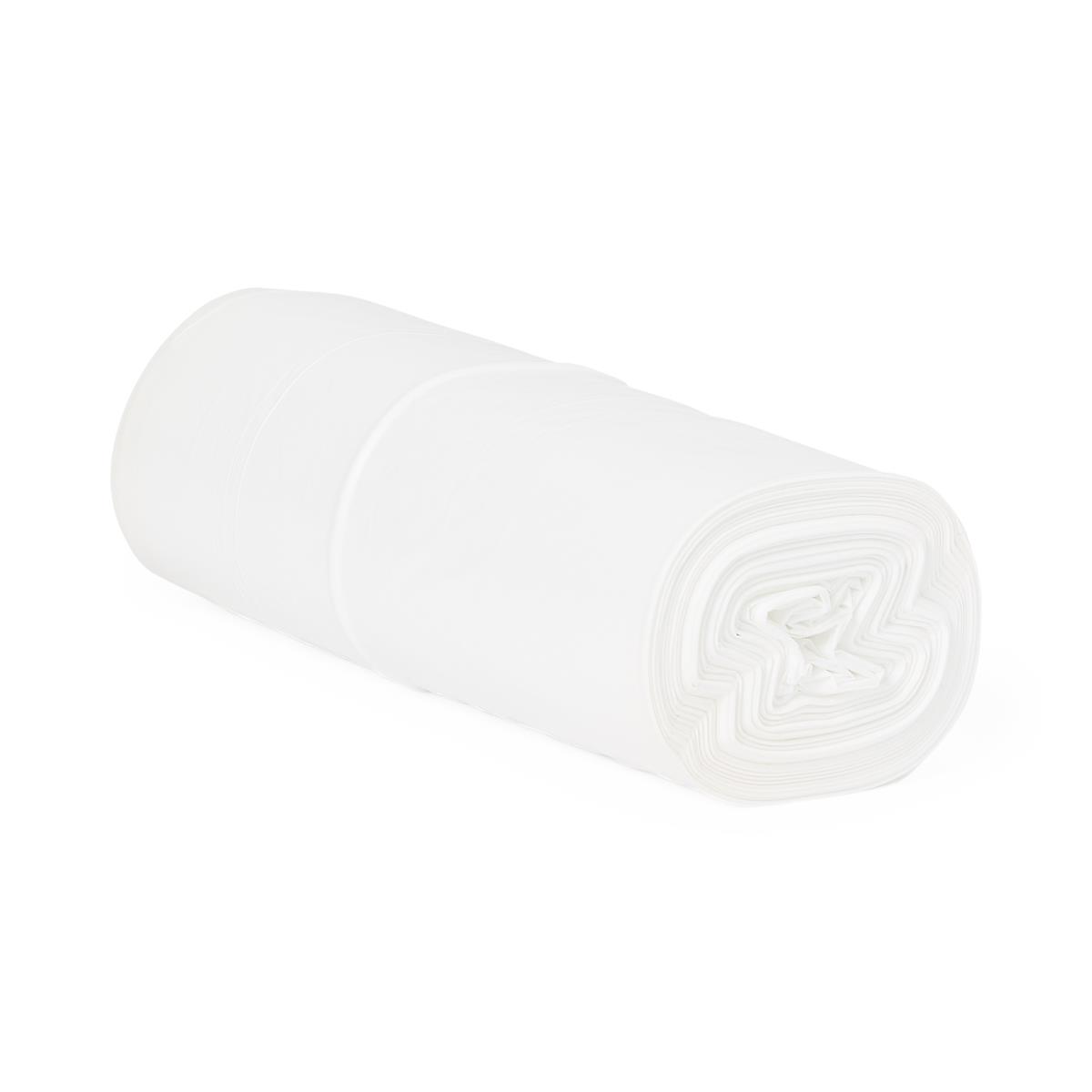 Medline White Low-Density Trash Can Liners