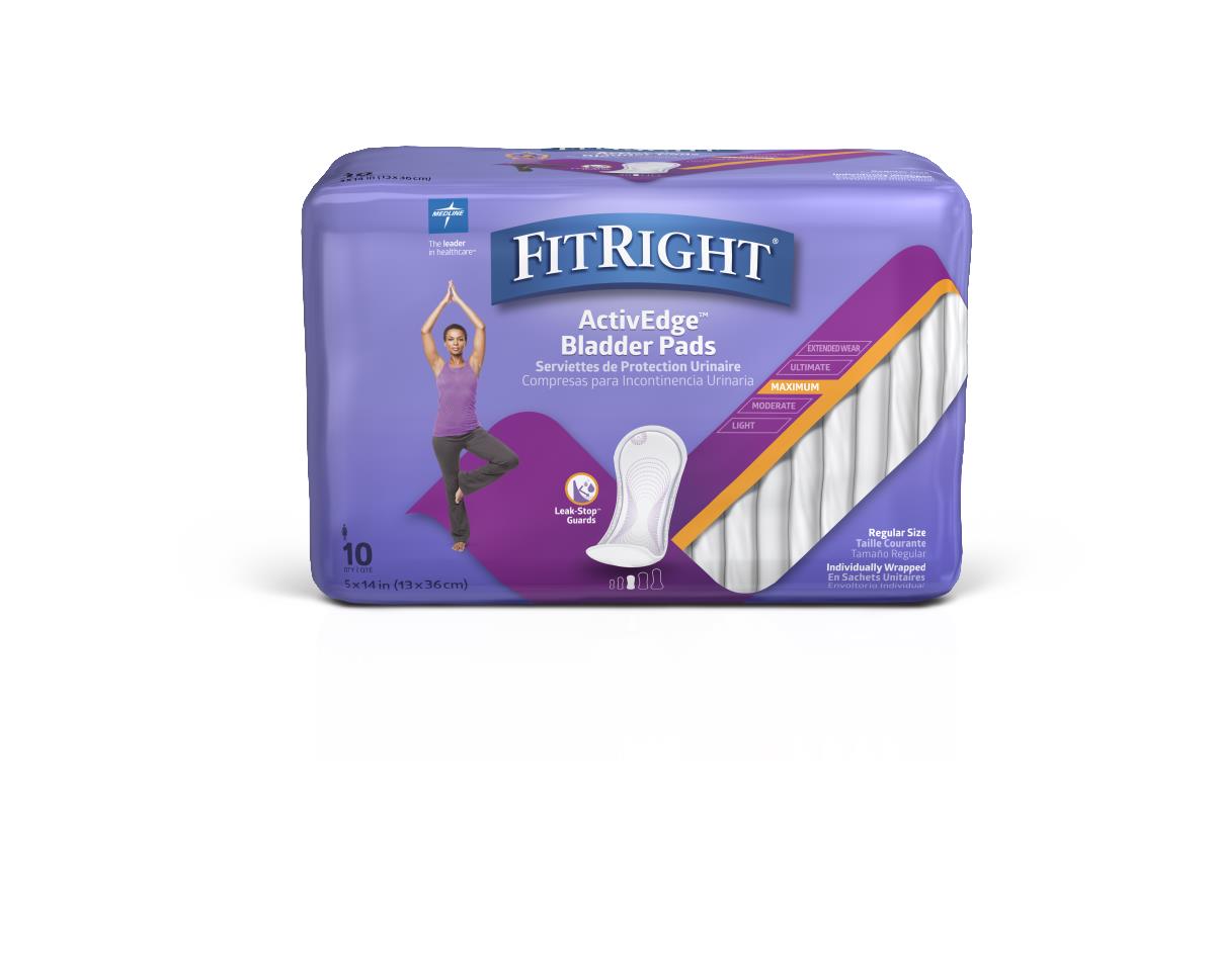 FitRight ActivEdge Women's Bladder Control Pads