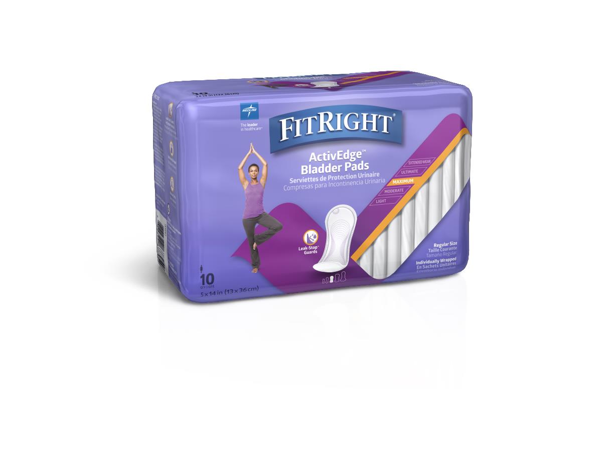 FitRight ActivEdge Women's Bladder Control Pads