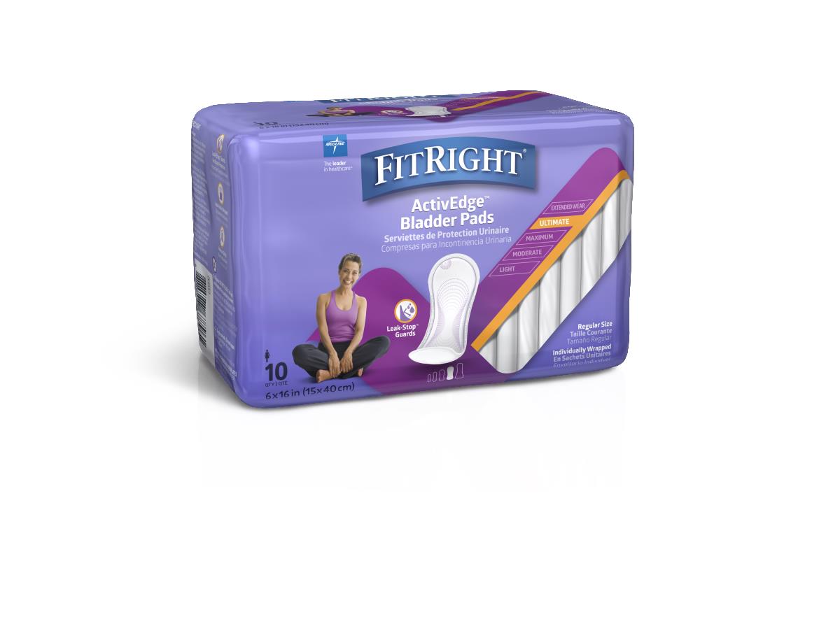 FitRight ActivEdge Women's Bladder Control Pads