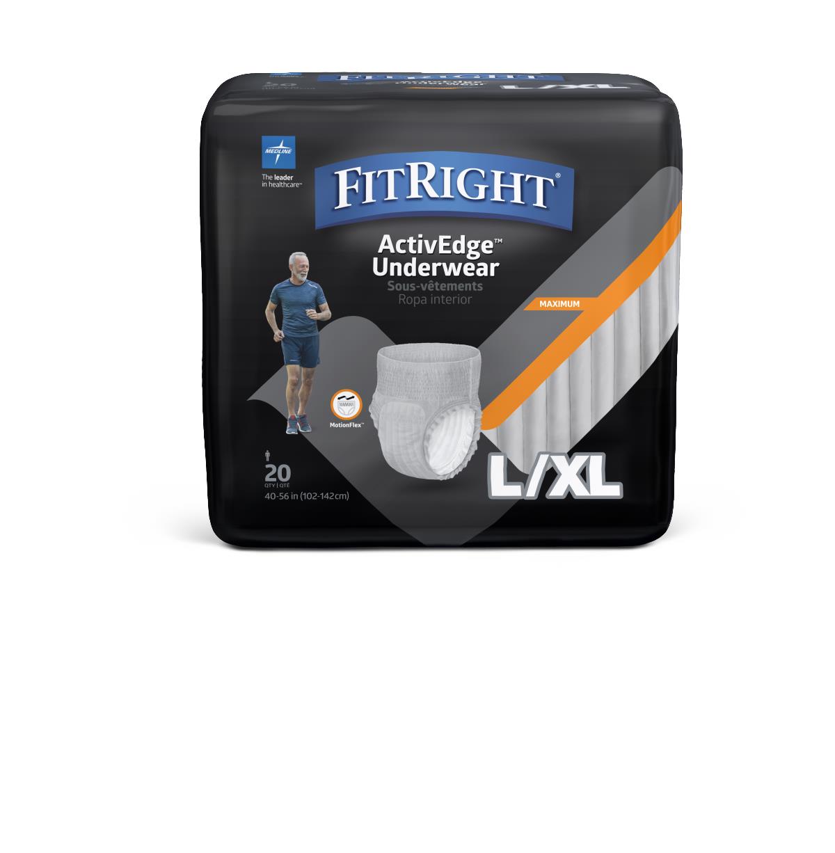 FitRight ActivEdge Ultra Incontinence Underwear for Men - BeHope