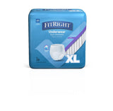 Absorbent Underwear Fitright® Super Pull On With Tear Away Seams Adult X-large Unisex Disposable Heavy Absorbency