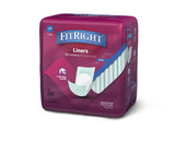 Fitright Incontinence Liners, close-up of the liner's material and design.