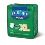 Fitright Plus Incontinence Briefs, side view, highlighting leak guards and secure fit.