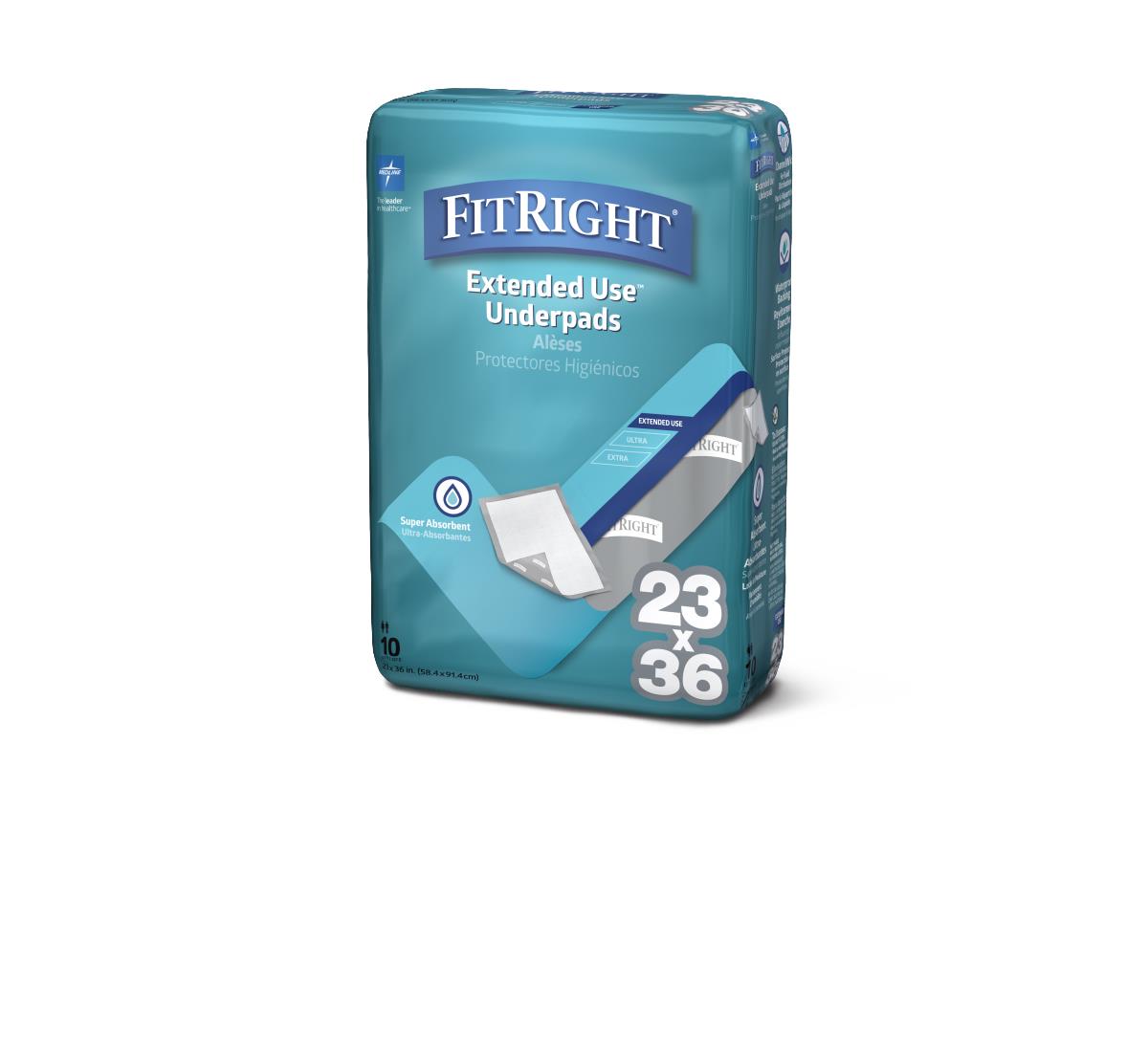 FitRight Extended-Use Premium Underpads