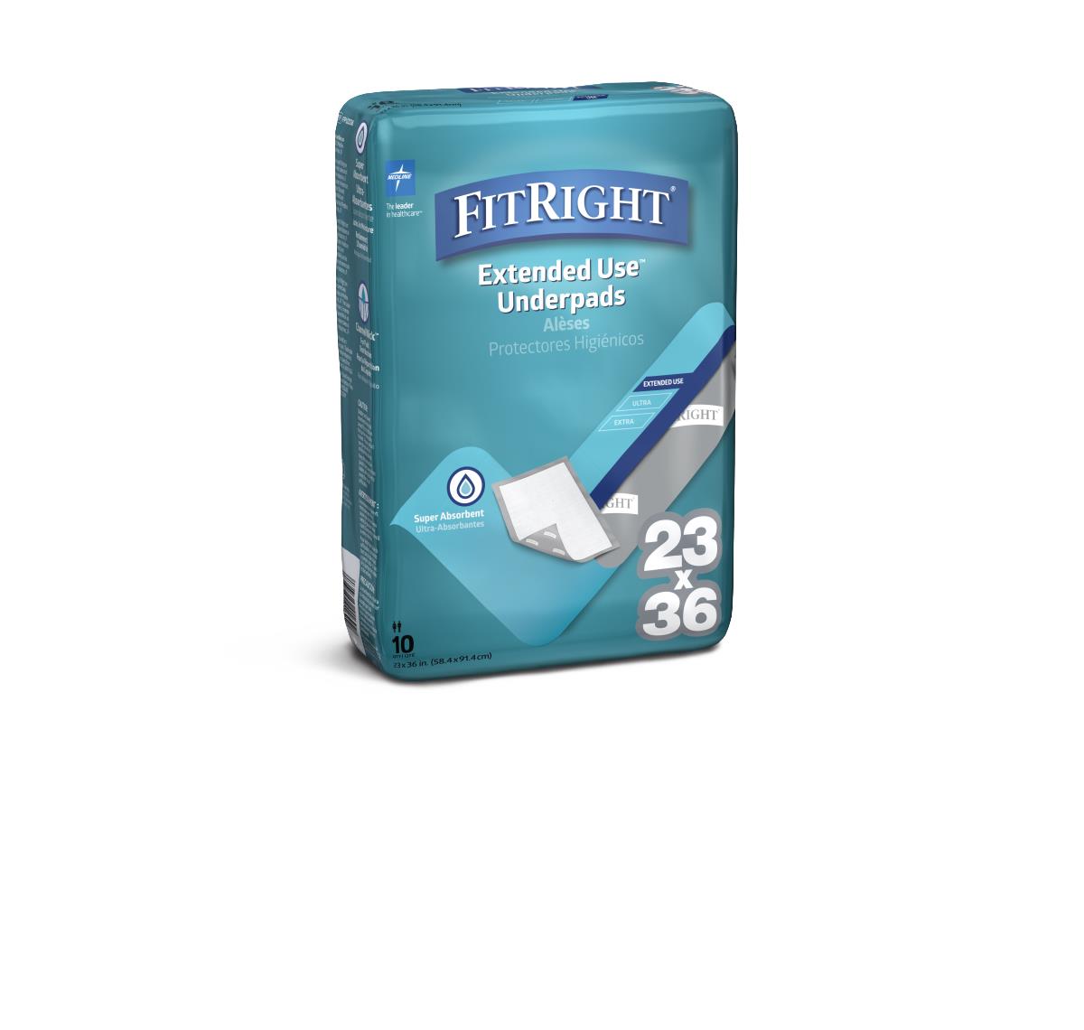 FitRight Extended-Use Premium Underpads