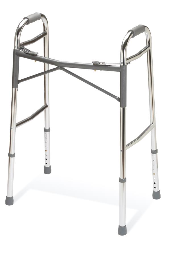 Medline Adult Heavy-duty 2-button Folding Walkers - BeHope