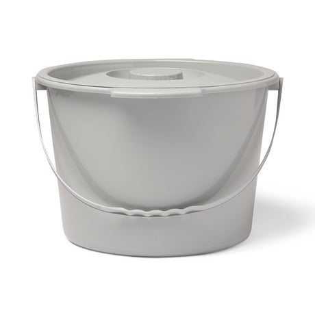 Medline Commode Buckets with Lid and Handle