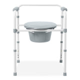 Medline 3-in-1 Elongated Folding Commode