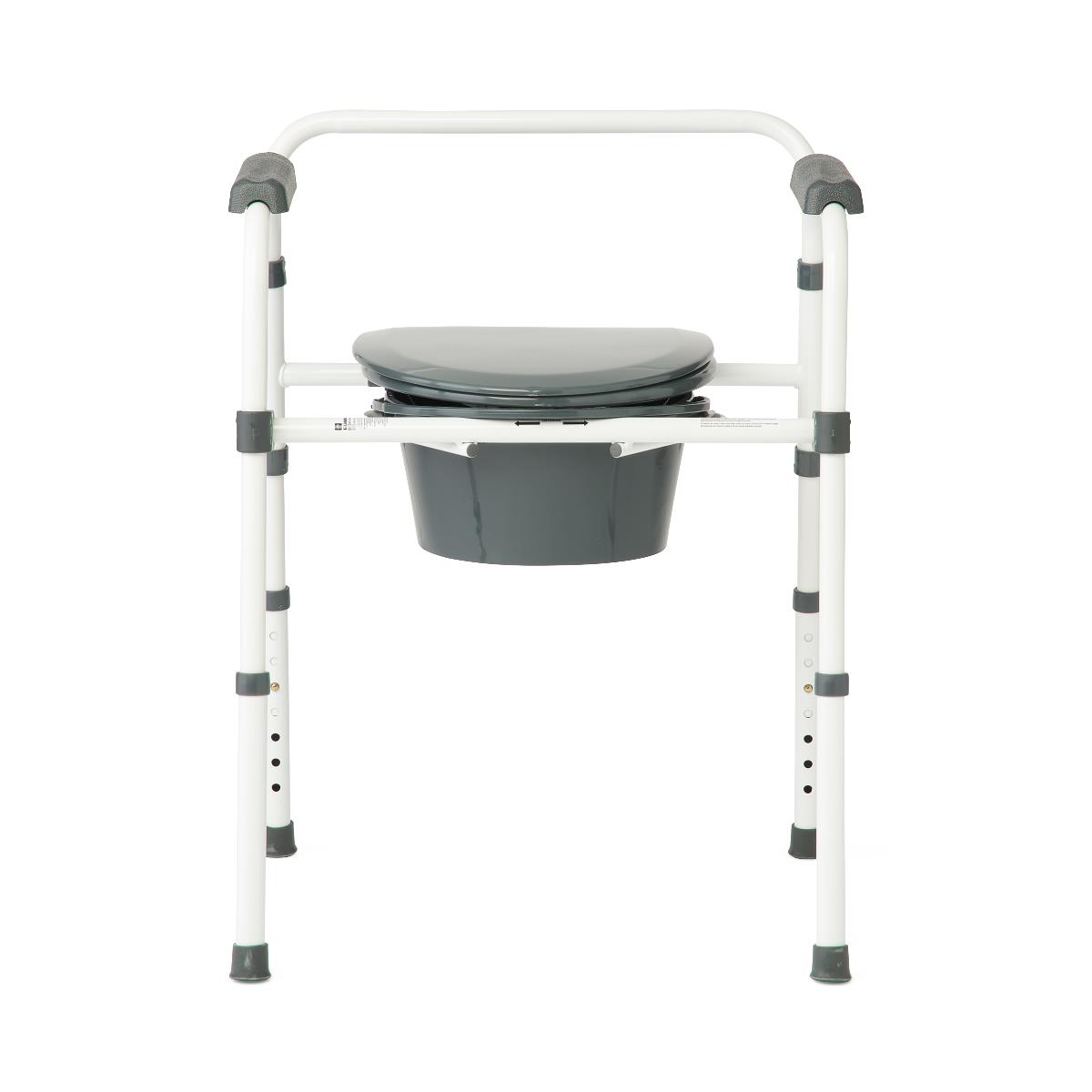Medline Steel Commode with Microban
