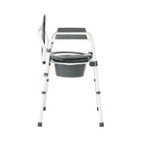 Medline Steel Commode with Microban