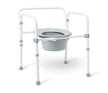 Medline 3-in-1 Elongated Folding Commode - BeHope