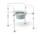 Medline 3-in-1 Elongated Folding Commode - BeHope
