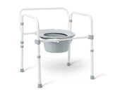 Medline 3-in-1 Elongated Folding Commode