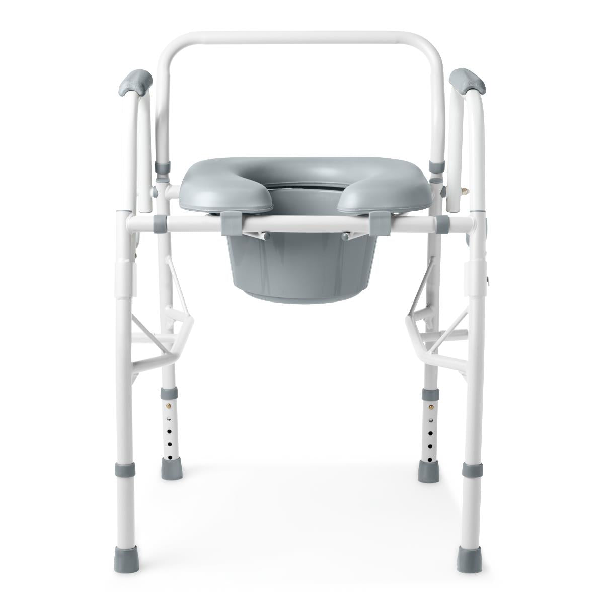 Medline Padded Drop Arm Bedside Commode