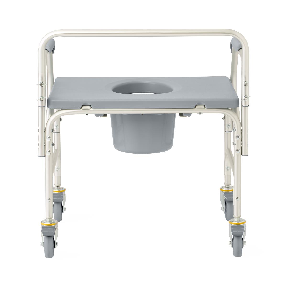 Medline Aluminum Commodes with Wheels