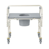 Medline Aluminum Commodes with Wheels