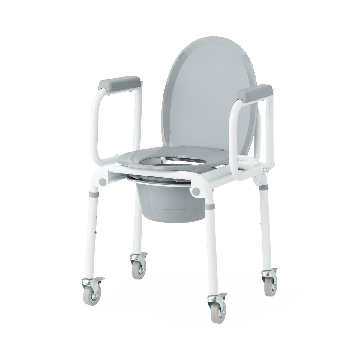 Medline Aluminum Commodes with Wheels