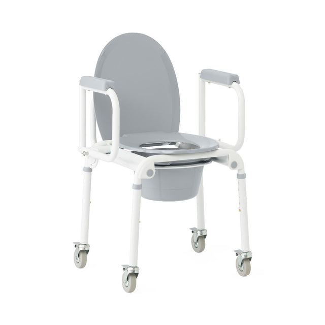 Medline Aluminum Commodes With Wheels - BeHope