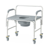 Medline Aluminum Commodes with Wheels