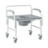 Medline Aluminum Commodes with Wheels
