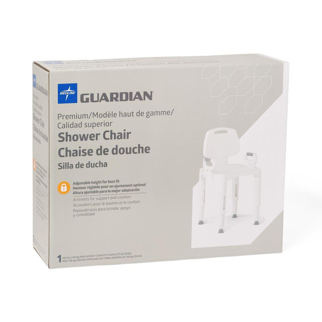 Medline Shower Chair With Arms And Back - BeHope