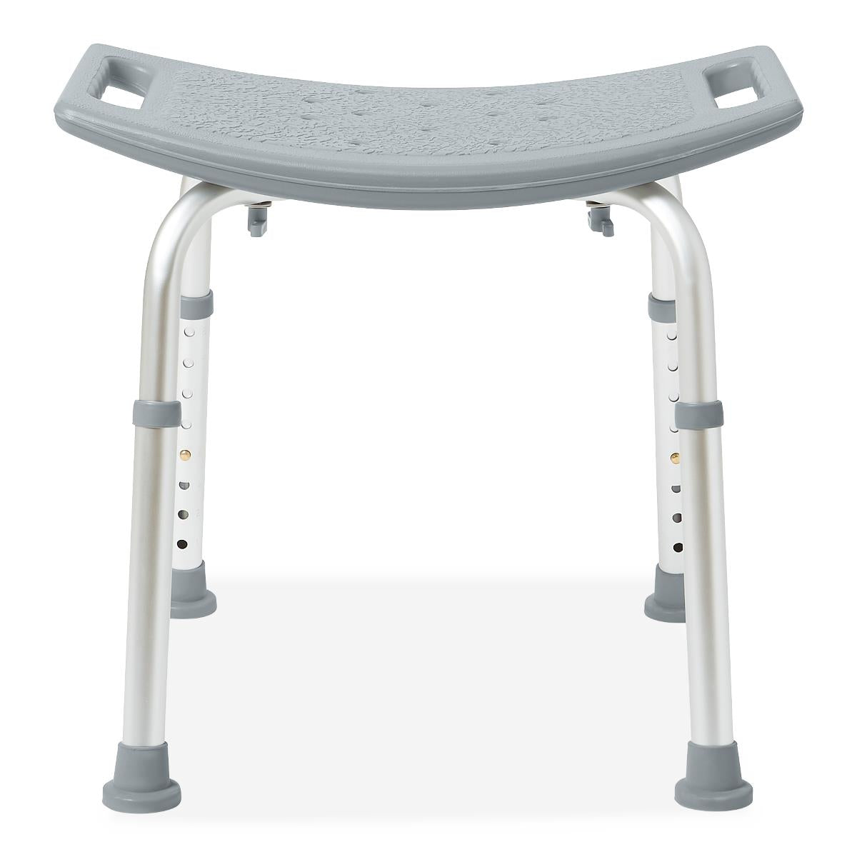 Medline Guardian shower chair/bench without back, top-down view.
