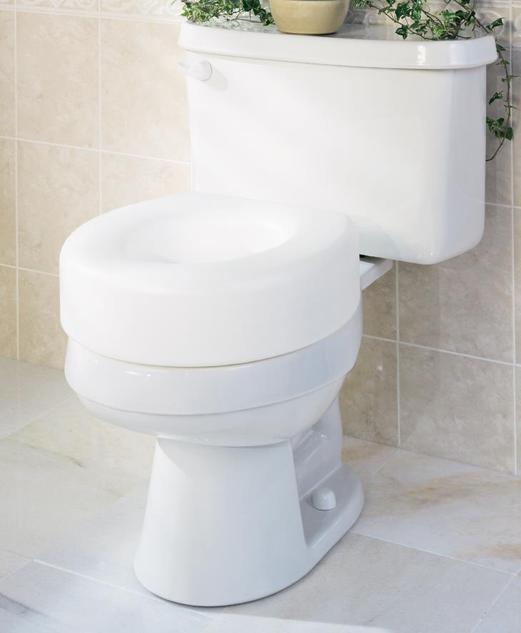 Medline 5" Toilet Seat Riser (Pack of 3)