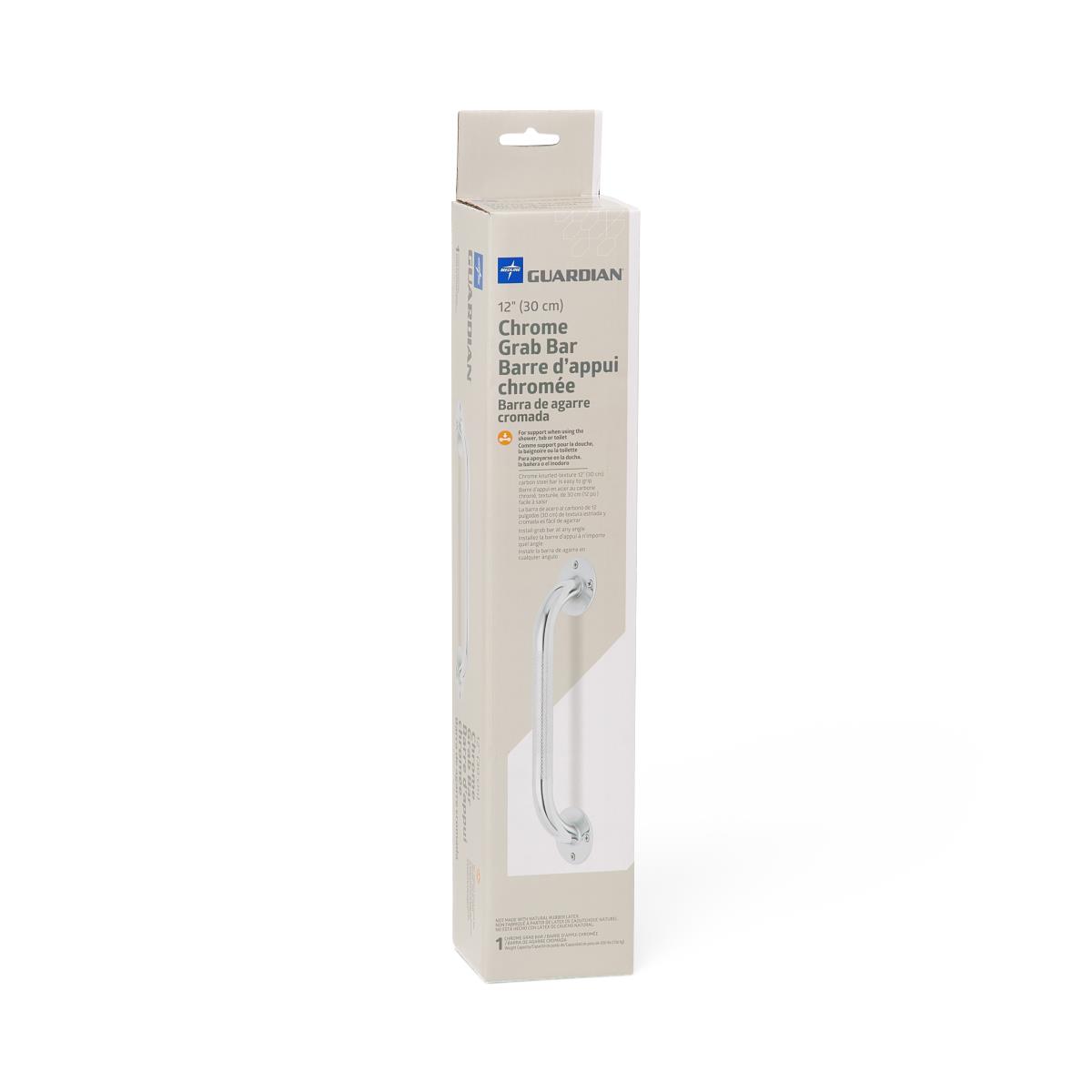 Medline Knurled Chrome Grab Bars