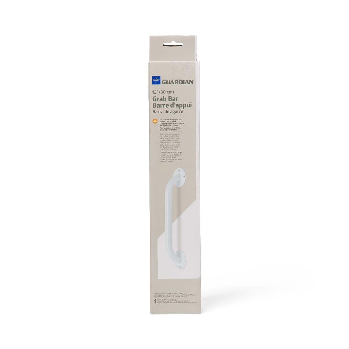 Medline White Enameled Grab Bars