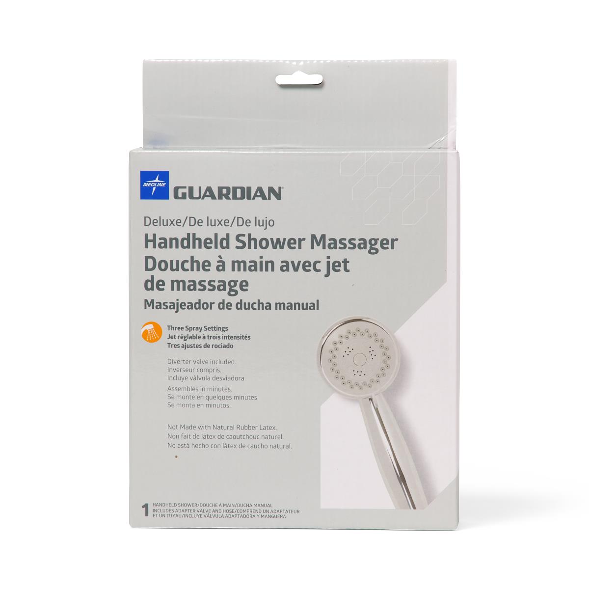 Deluxe Handheld Showerhead With 3 Massage Functions