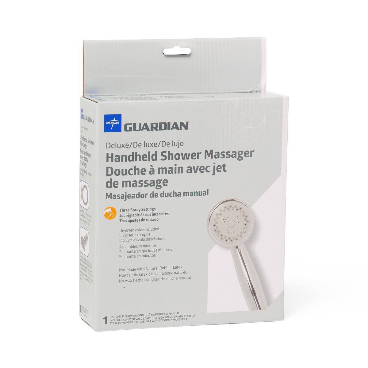 Deluxe Handheld Showerhead With 3 Massage Functions